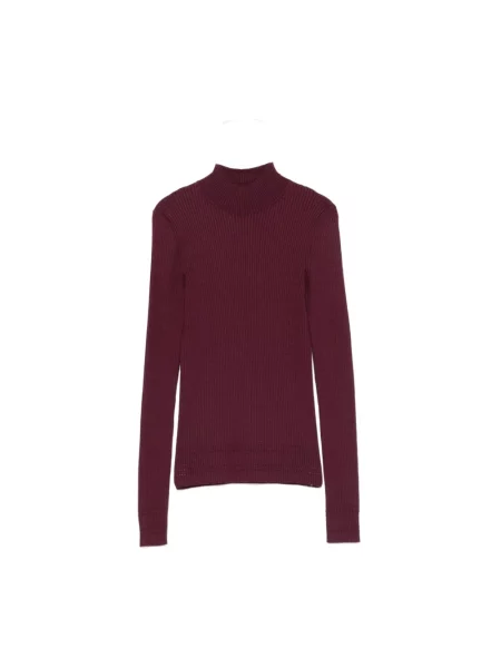 Sweter Twinset brązowy