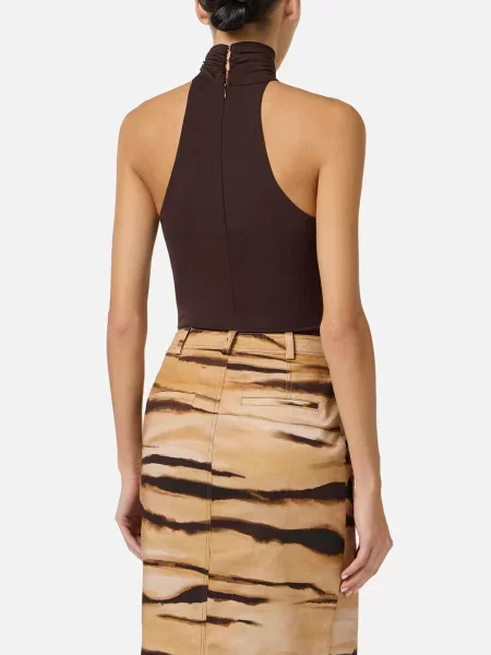 Боди Elisabetta Franchi коричневое