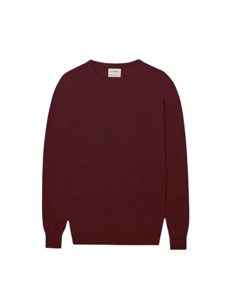 Dzianinowy sweter Silbon czerwony