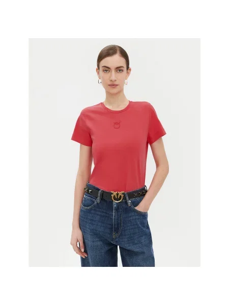 PINKO Футболка Regular Fit червоний