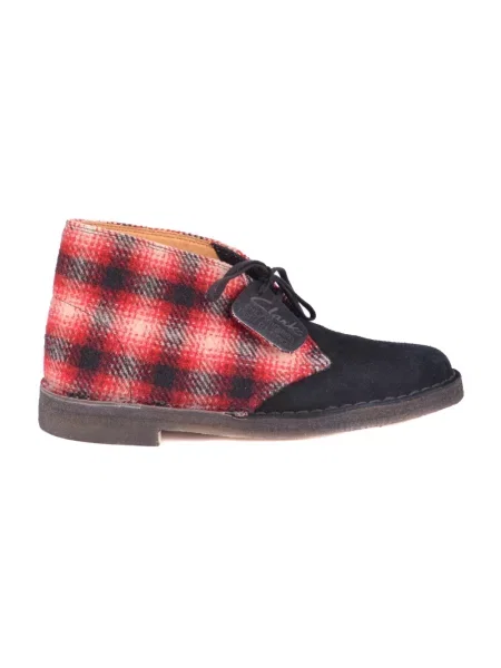 Botki Clarks zamszowe czerwone