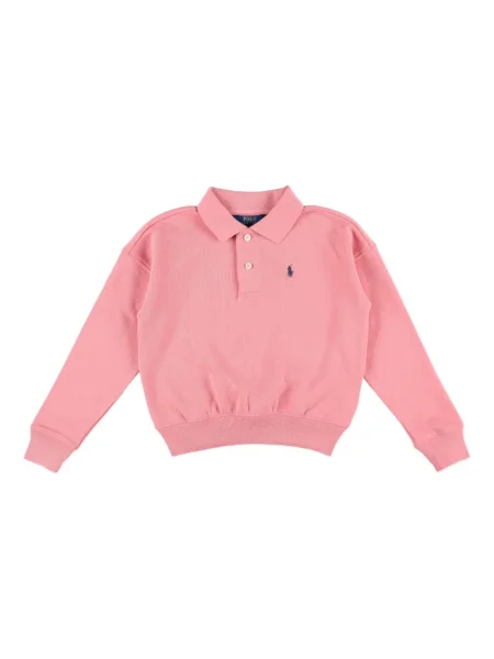 Koszulka polo dziecięca Polo Ralph Lauren różowa