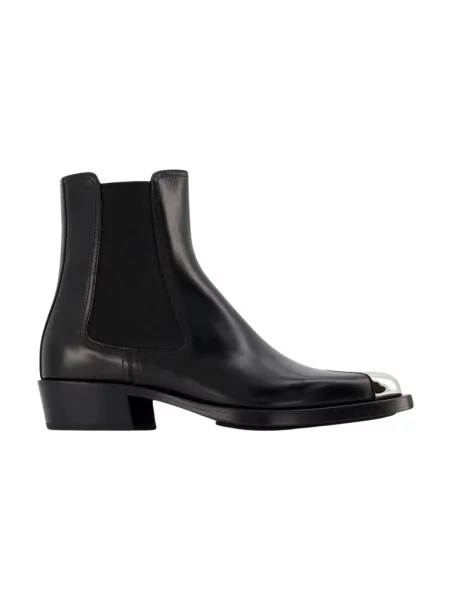 Spodnie Alexander Mcqueen czerwone