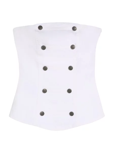 Bershka Top alb