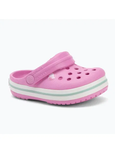 Crocs Crocband Clog Toddler джапанки taffy pink розово