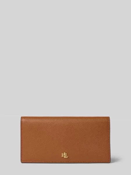 Lauren Ralph Lauren Portfel skórzany brązowy