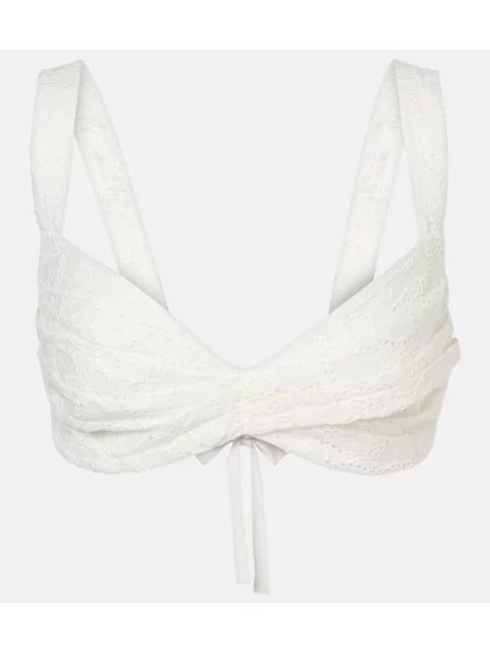 Sutien Zimmermann cu broderie de in alb
