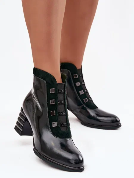 Боти до глезена D&a черно