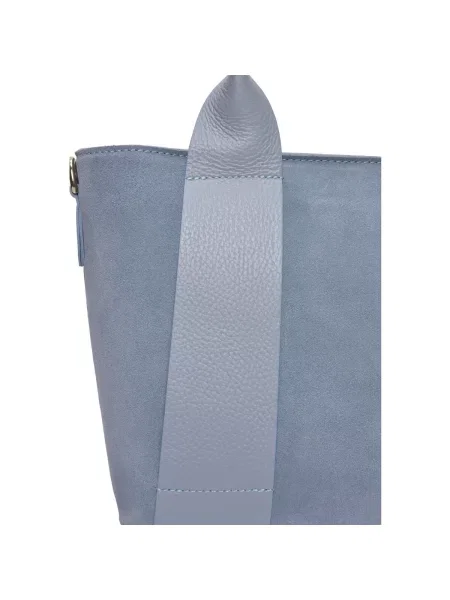 Geantă shopper Luisa Vannini albastru