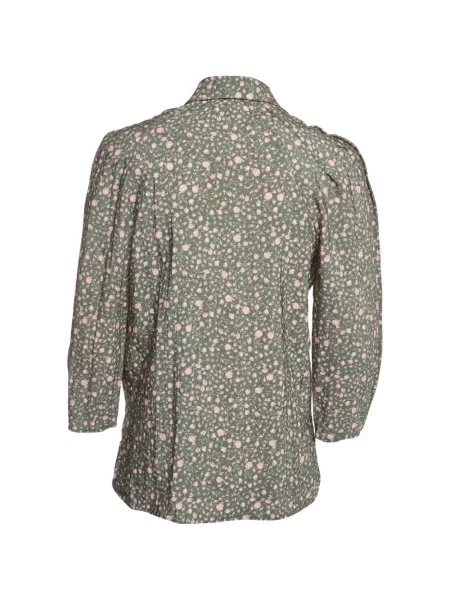 Cămașă Maje cu model floral cu imagine verde