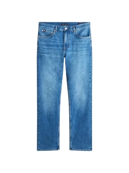 Blugi drepți Tommy Hilfiger Denton albastru