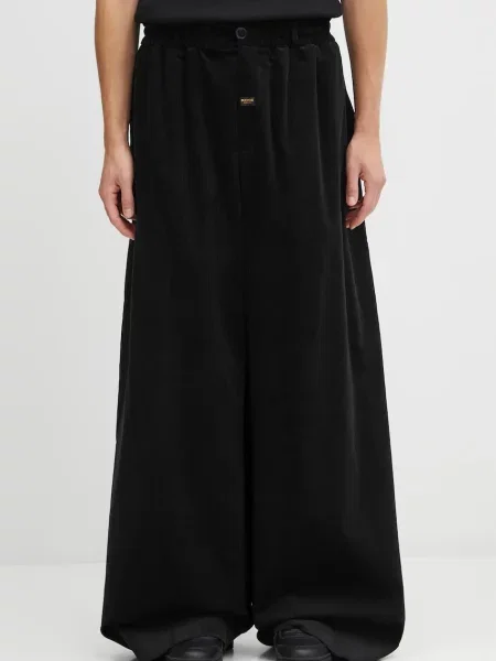 Martine Rose spodnie sztruksowe Extreme Wide Leg Tailored proste czarny