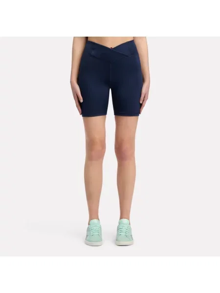 Reebok ID Train krótkie spodenki rowerowe z wysokim stanem Vector Navy Size: granatowe