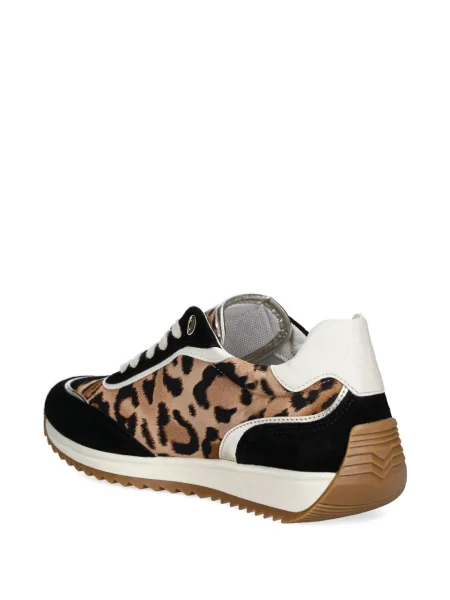 Sneakerși Twinset cu imagine cu model leopard maro