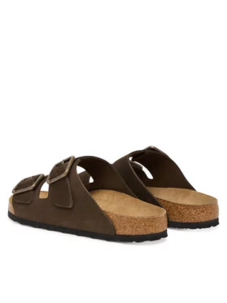 Birkenstock Šlepetės Arizona Wire Buckle Tamsiai smėlinė