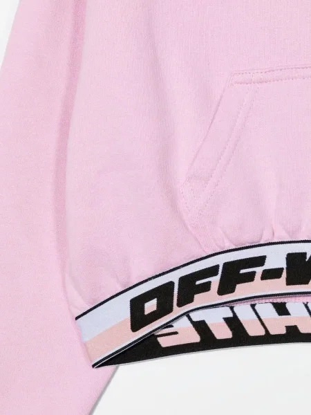 Bluza z kapturem dziecięca Off-white biała