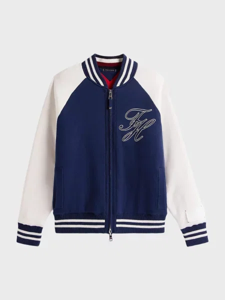 Трикотажний бомбер Tommy Hilfiger синій