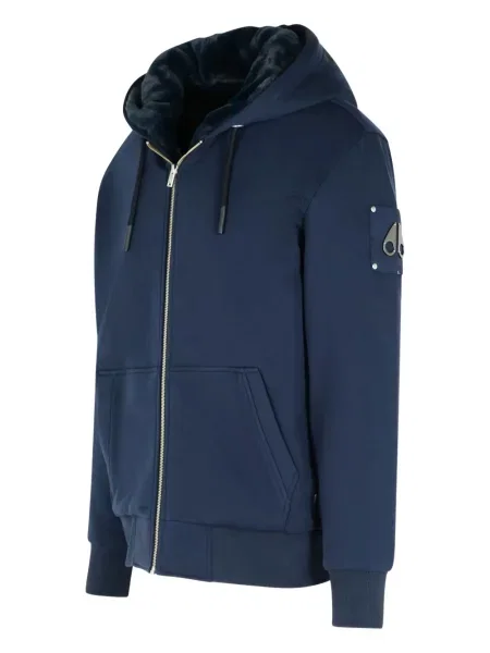 Суичър с качулка Moose Knuckles синьо