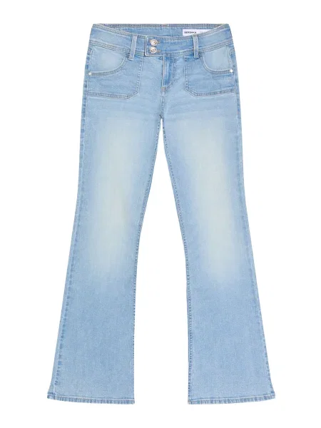 Bershka Kavbojke moder denim