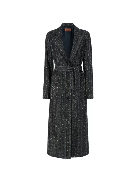 Palton Missoni cu paiete negru