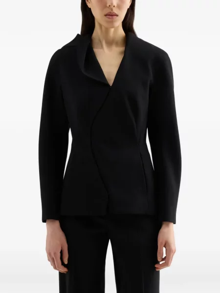 Geacă Jil Sander de lână negru