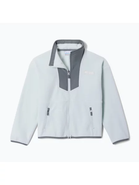 Gyerek polár pulóver Columbia Sequoia Grove Full Zip Fleece tea light/sedona sage. Méret: XL fehér