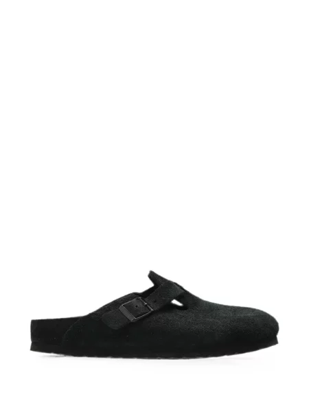Saboți Birkenstock din piele negru