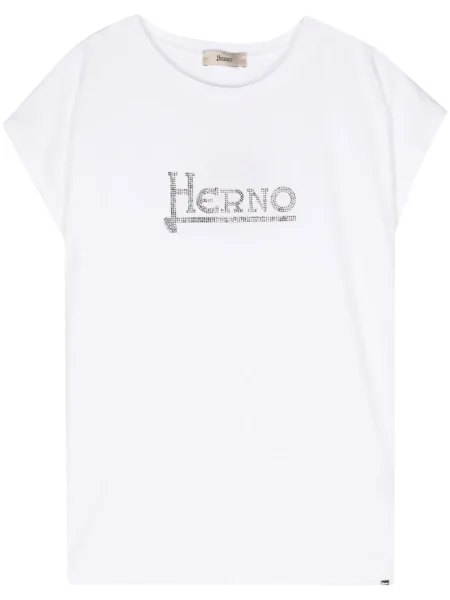 Koszulka Herno z ćwiekami biała