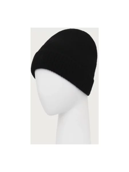 Patrizia Pepe czapka beanie z wełną czarna