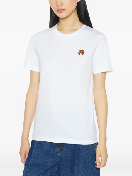 Tricou Maison Kitsune alb