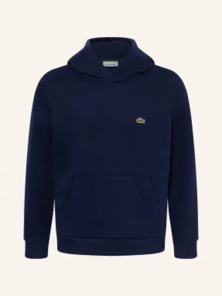 Lacoste Bluza Z Kapturem blau granatowa