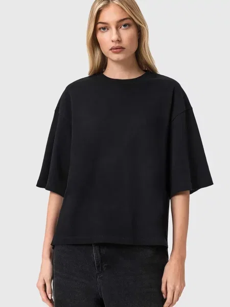 AllSaints oversize tričko dámske ESME čierna