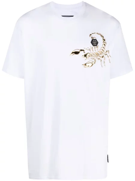 Tricou Philipp Plein alb