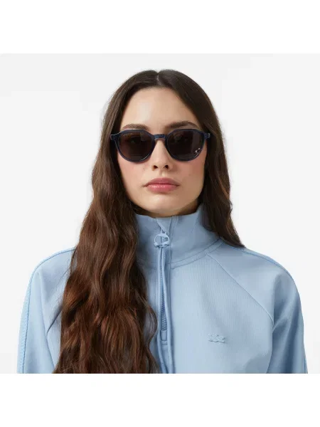 Lacoste Bluza Ze Stójką Loose Fit niebieska