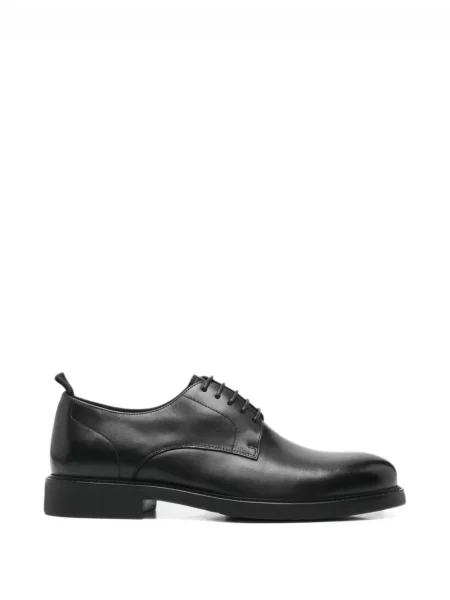 Pantofi derby Manuel Ritz cu șireturi din piele negru