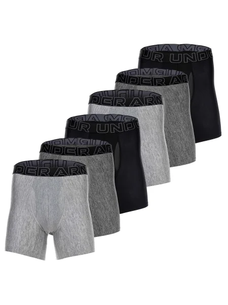 UNDER ARMOUR Sport alsónadrágok szürke / grafit fekete