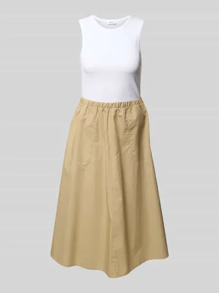 Sukienka midi o kroju regular fit z mieszanki bawełny S.oliver Red Label