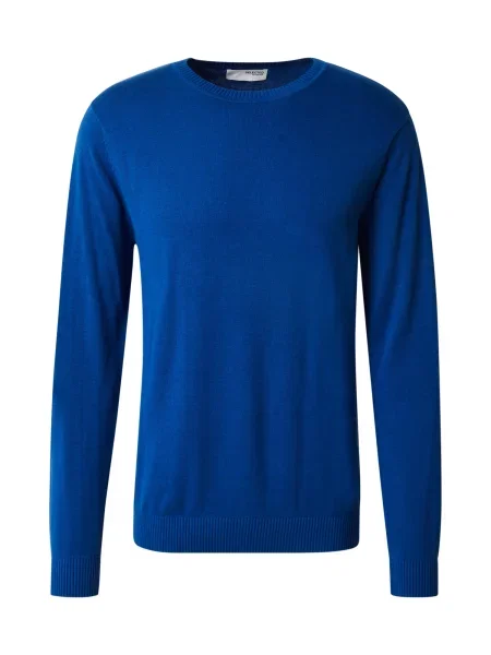 SELECTED HOMME Sveter SLHBERG tmavomodrá