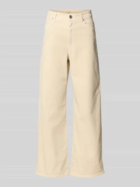 Jeansy z szerokimi nogawkami o kroju regular fit z mieszkanka bawełny Model MEDINA' Weekend Max Mara