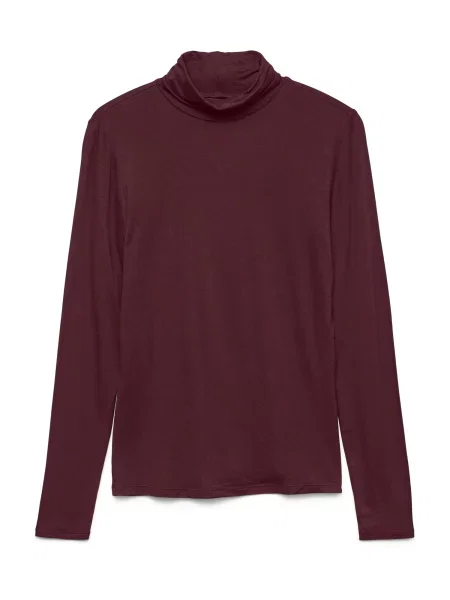VERO MODA Tricou VMAlberte vin roșu