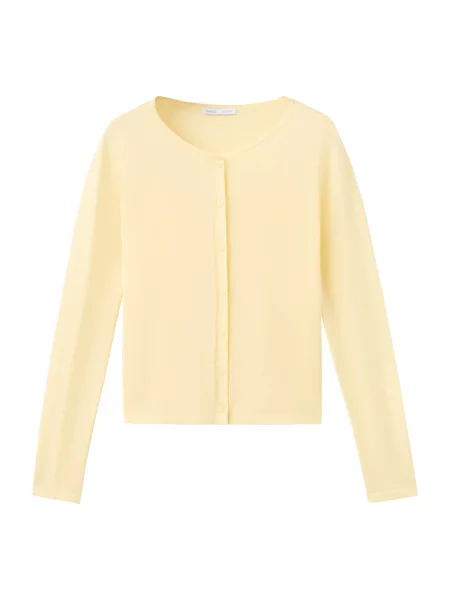 MANGO Pletena jopa Gracie' rumena