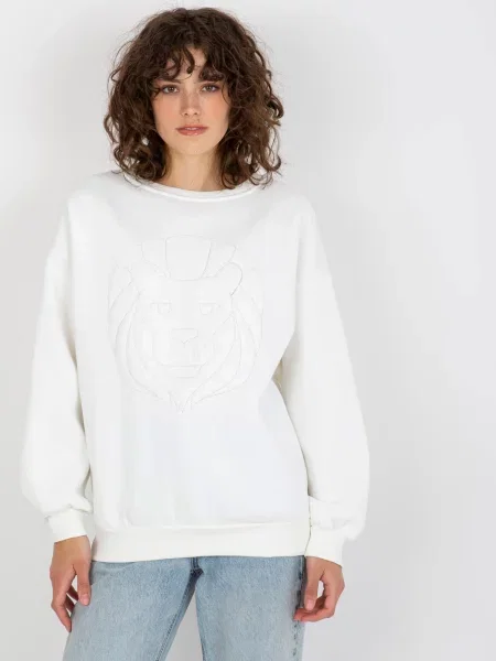 Mikina Fashionhunters biela