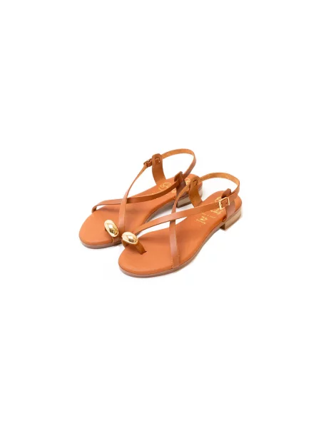 Pantofi Oh My Sandals maro