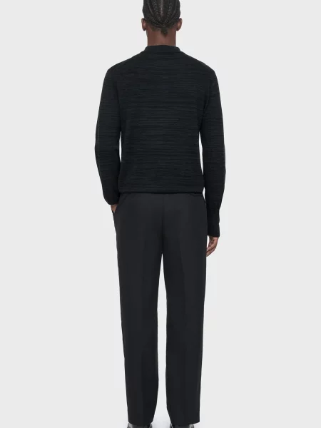 Шерстяной свитер Allsaints черный
