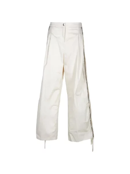 Pantaloni Sadh cu franjuri alb