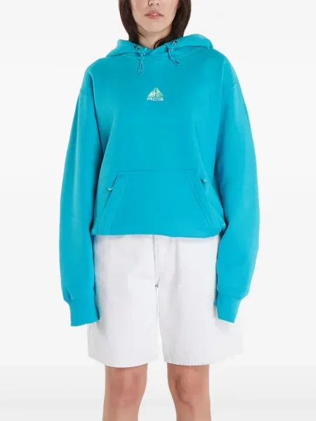 Top sport Nike din fleece plisat fără mâneci alb