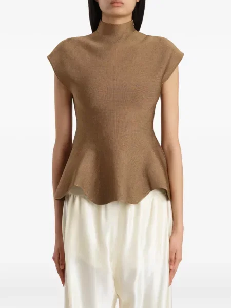 Bluzka Khaite brązowa