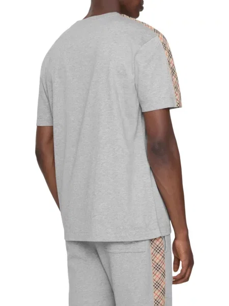 Majica Burberry karirana siva