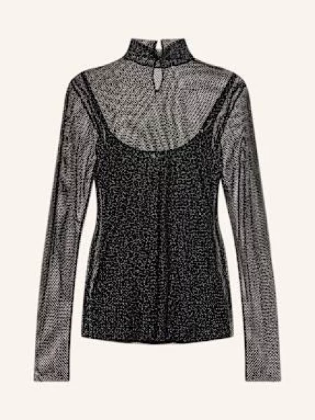 Riani Tričko S Dlouhým Rukávem S Třpytivou Přízí černá