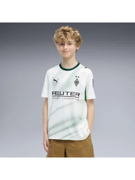 Młodzieżowa koszulka domowa Borussia Mönchengladbach PUMA biała